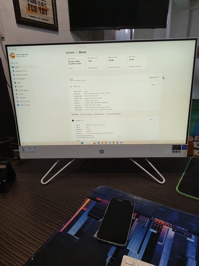 HP All in one PC, i5 12th Gen