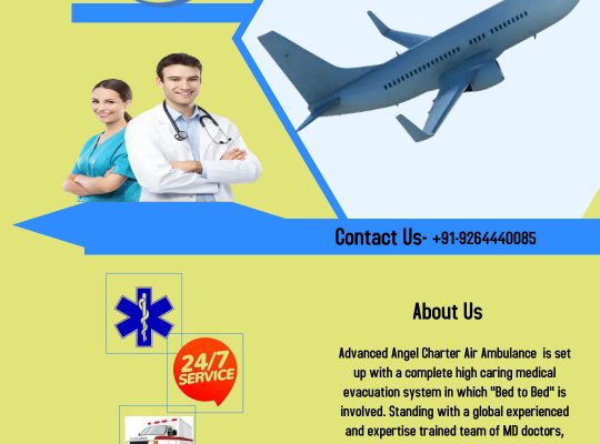 Angel Air Ambulance in Guwahati Operates in an Uncomplicated Manner