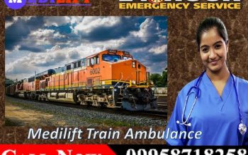 Medilift Train Ambulance in Ranchi Provides Medical Transportation without Any Risk