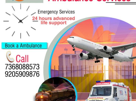 Falcon Emergency Train Ambulance Service in Ranchi is the Support of Safe Transportation